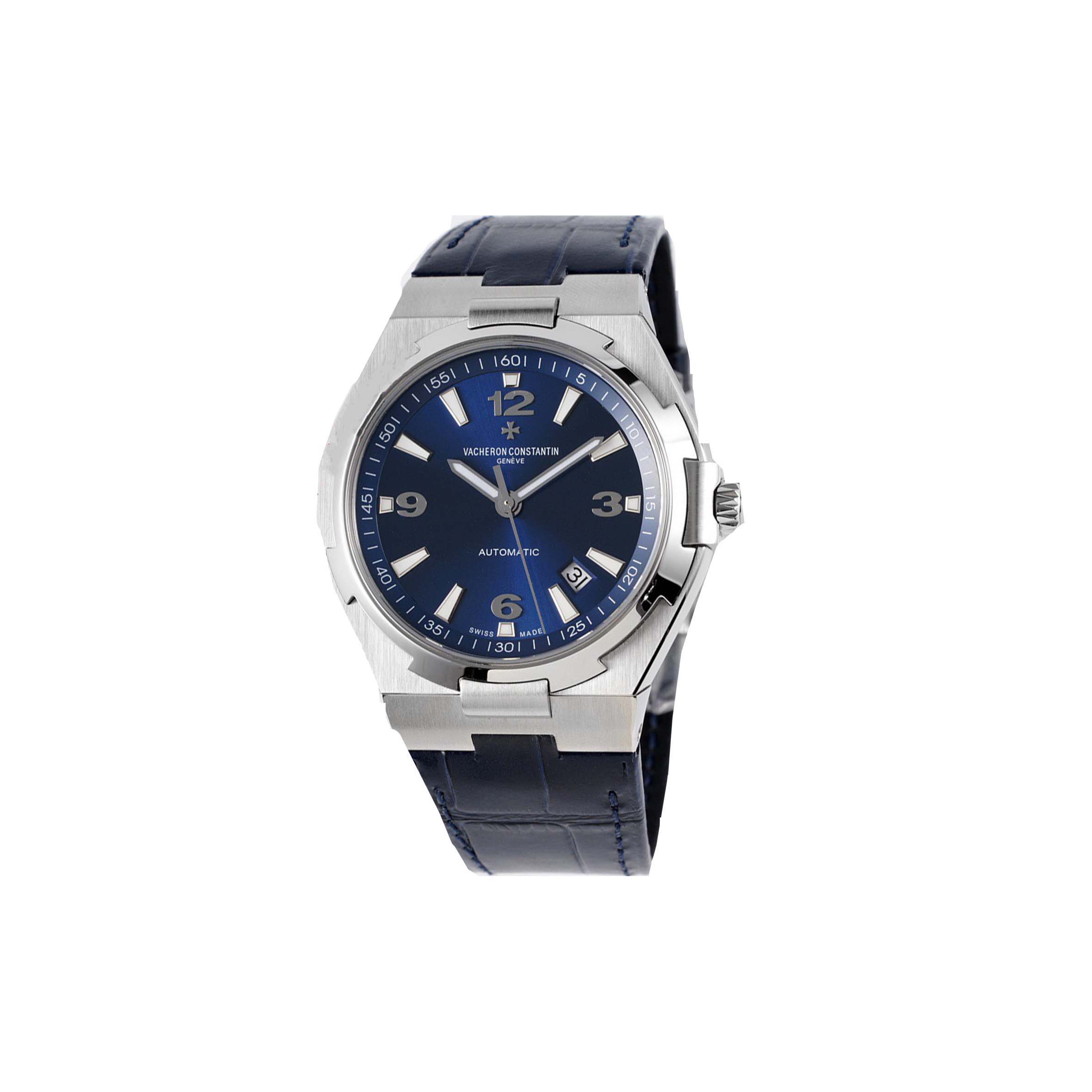 vacheron co*sta*t*n auT0matic blue dial watch 47040/000a-9008